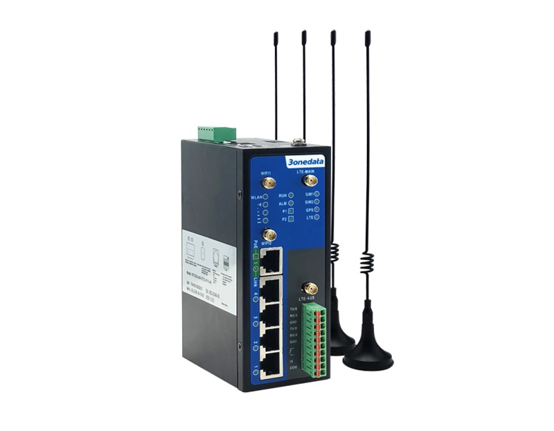 Router công nghiệp 4G 3Onedata IRT5300-AW-5T2D